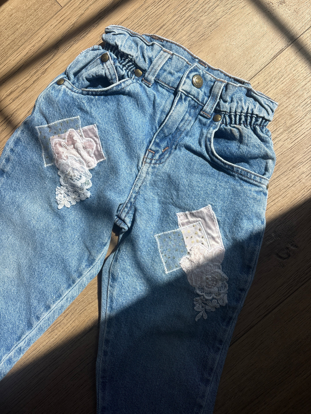 Patchwork detail vintage Levi’s