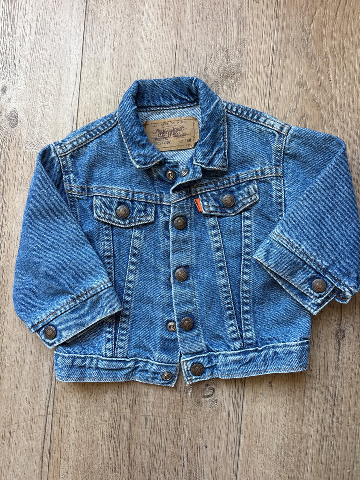 Orange tab little vintage Levi jean jacket