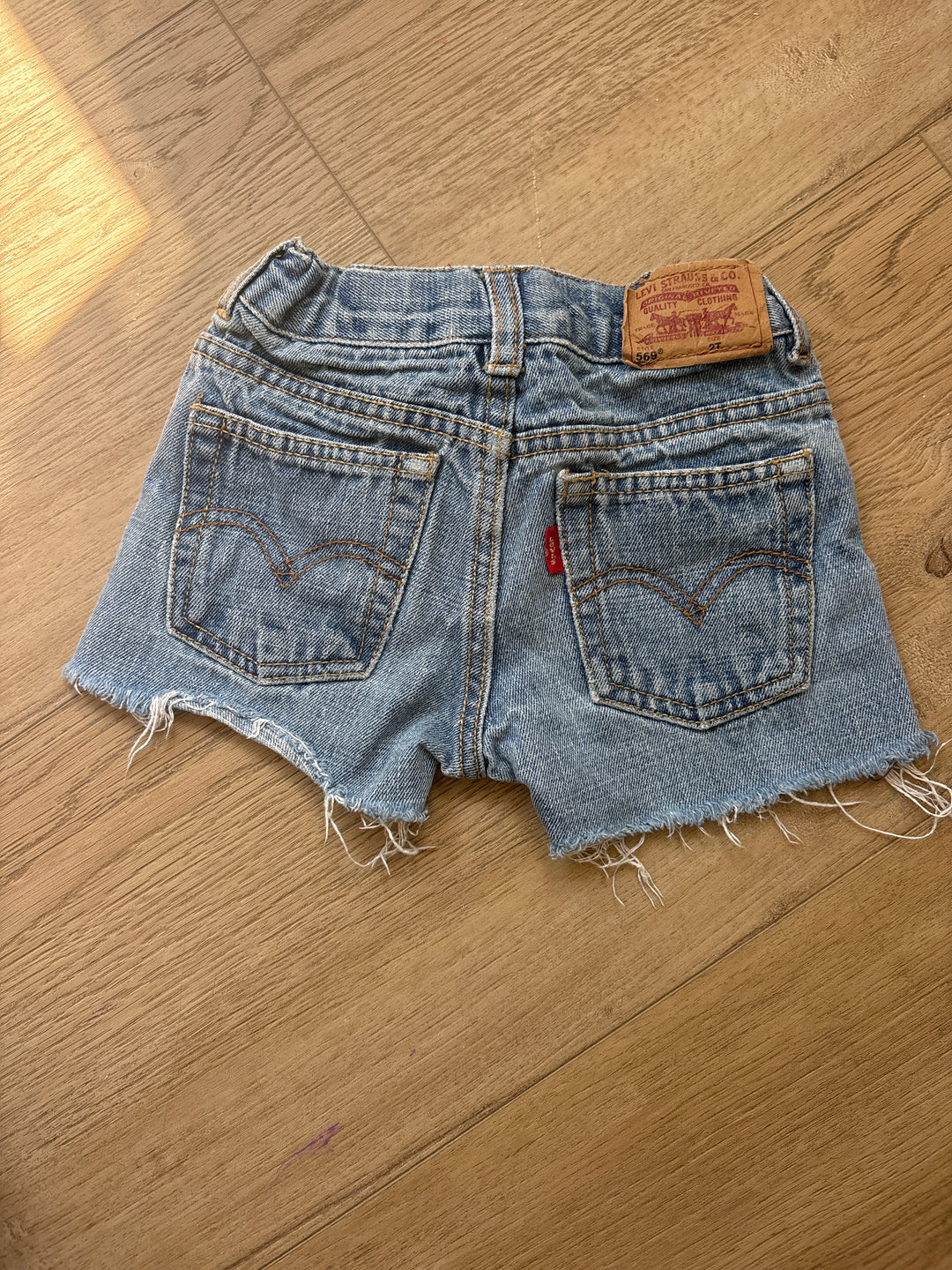 Cut off vintage Levi jean shorts