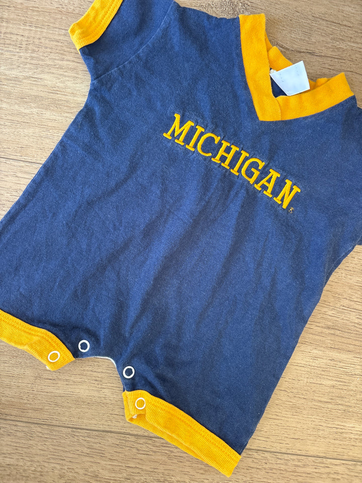 Vintage University of Michigan onesie