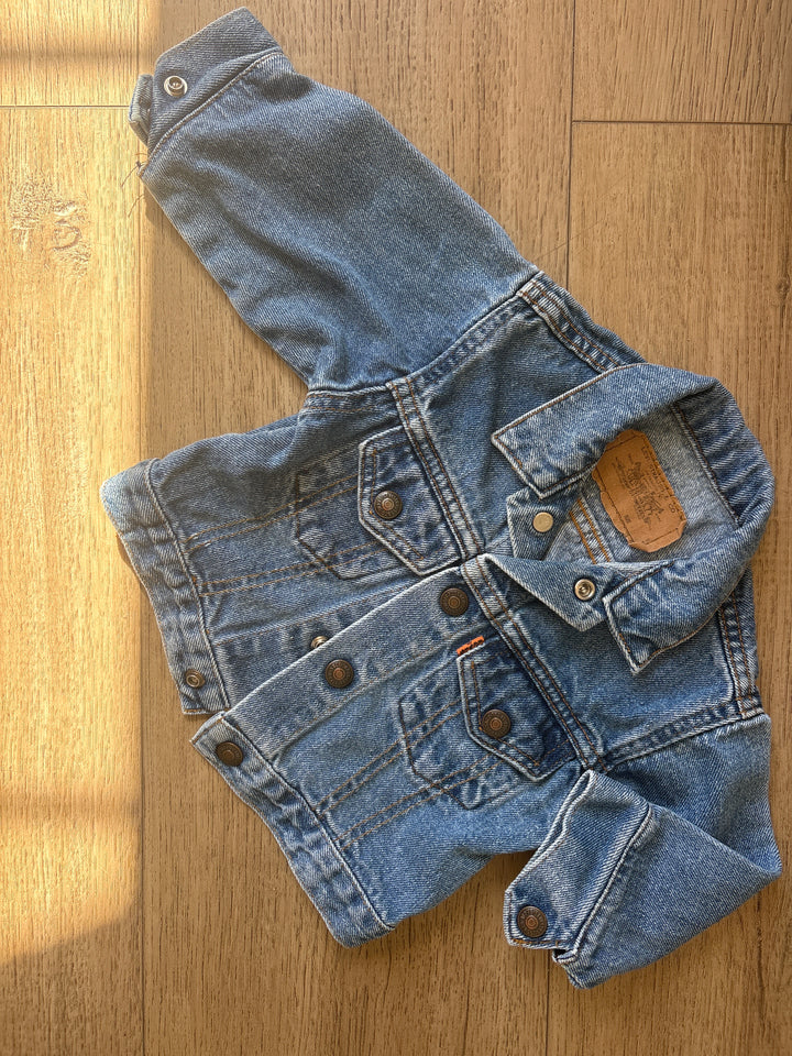 Tiny vintage orange tab Levi jacket
