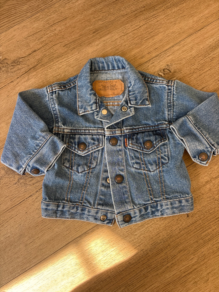 Tiny vintage orange tab Levi jacket