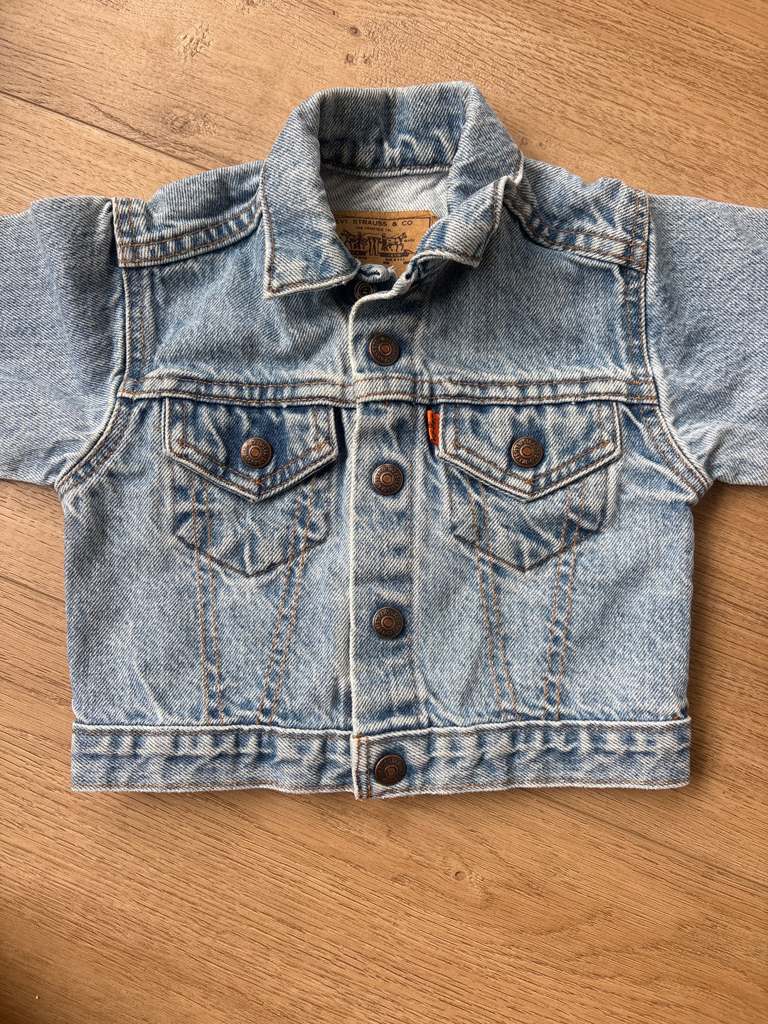 The perfect orange tab vintage Levi jean jacket