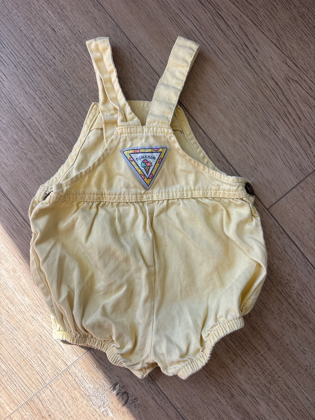 Vintage butter yellow Oshkosh shortalls