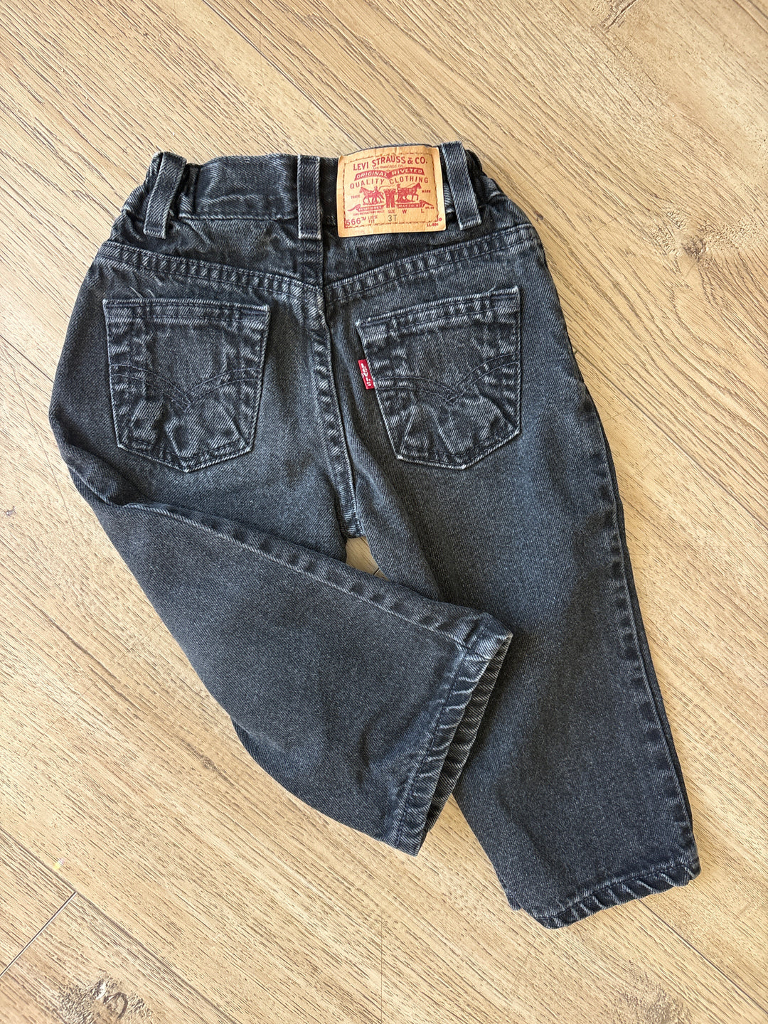 Washed black vintage Levi’s
