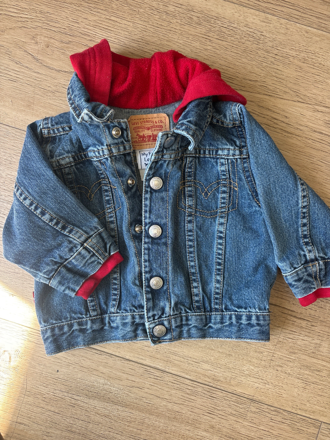Vintage Levi hooded jean jacket