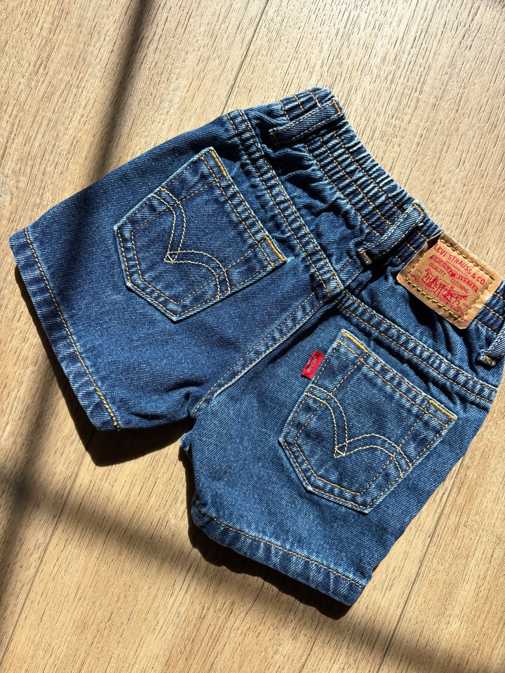 Baby’s first vintage Levi Jean shorts