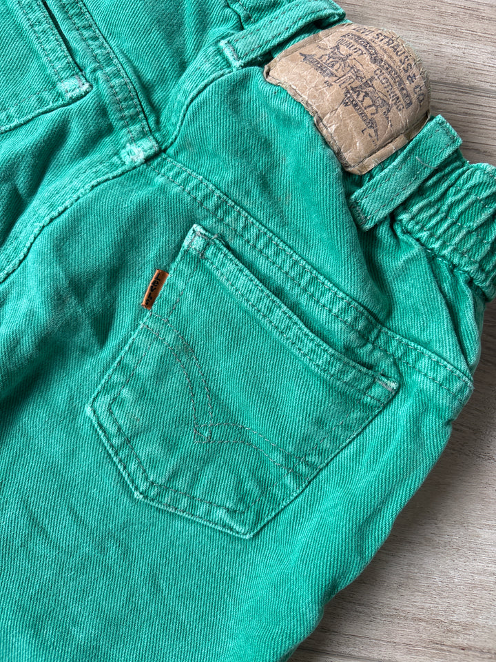 Vintage emerald green Levi’s
