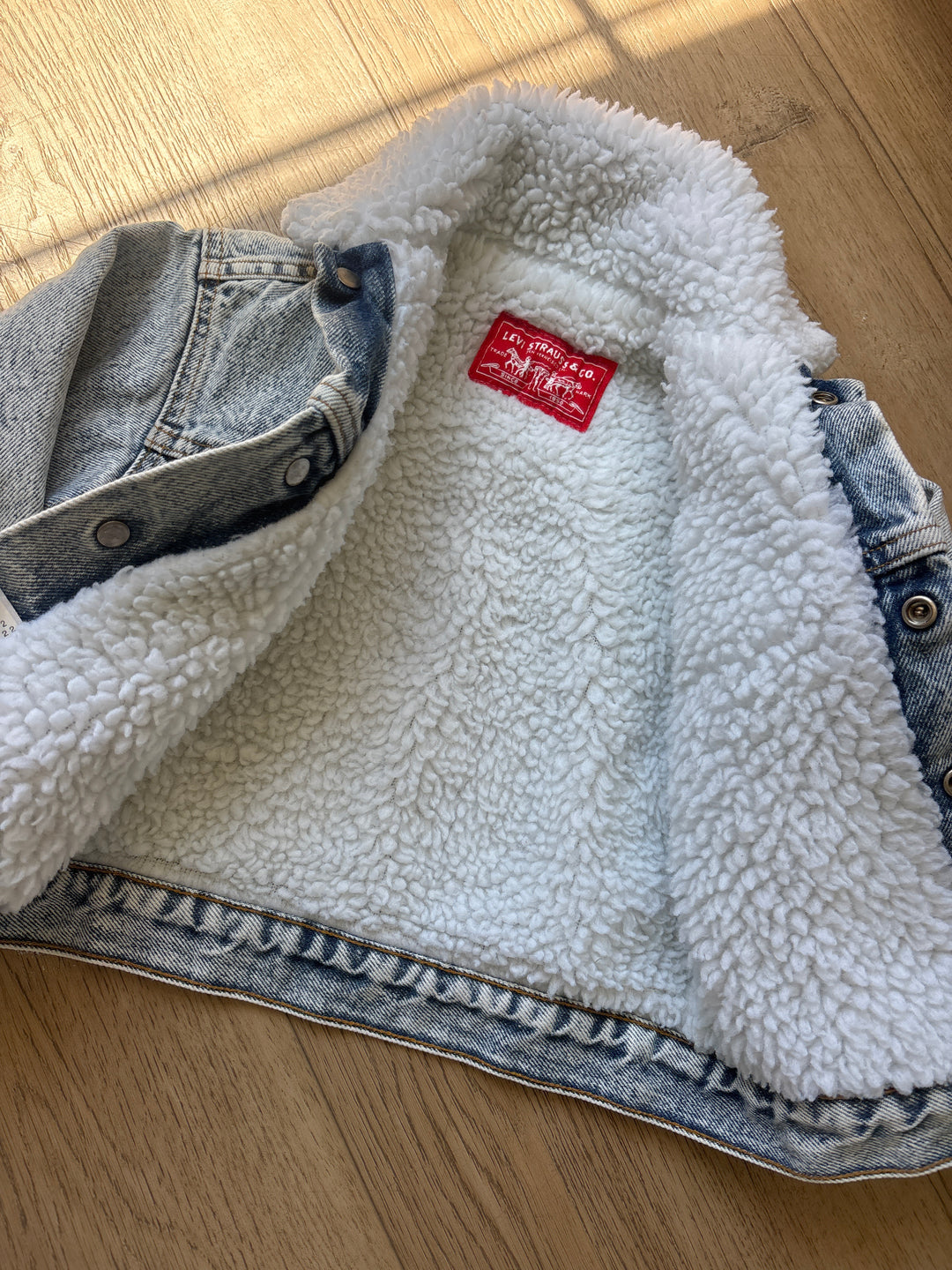 Vintage red tag Sherpa Levi jacket