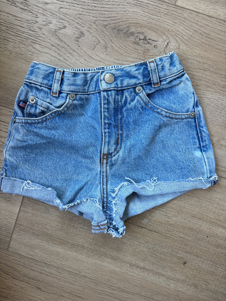 Vintage Ralph Lauren cut off Jean shorts