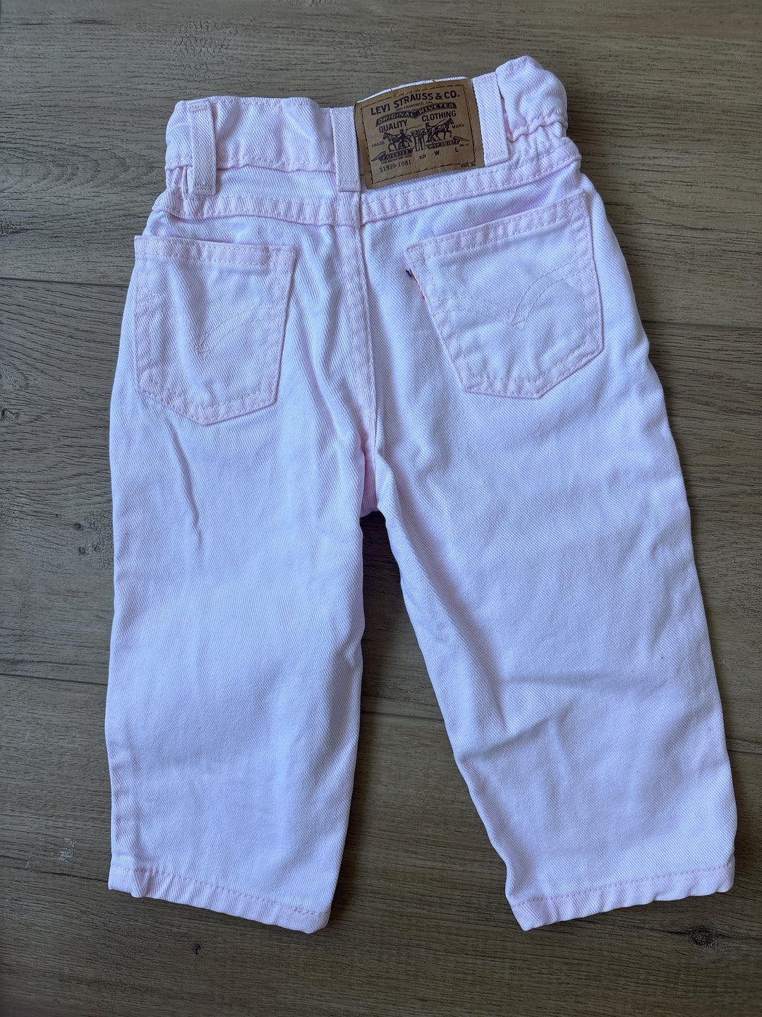 Paperbag baby pink vintage Levi’s