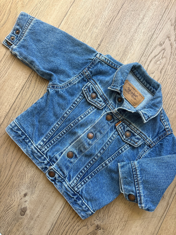 Orange tab vintage Levi jean jacket