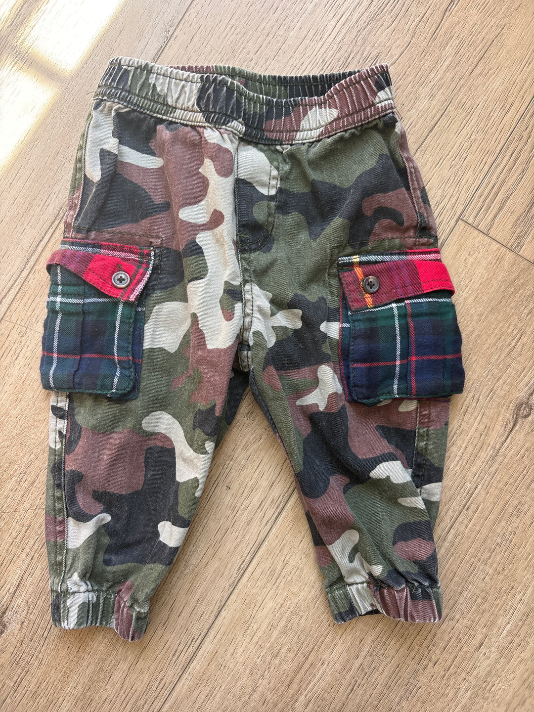 Camo & plaid vintage Ralph Lauren joggers