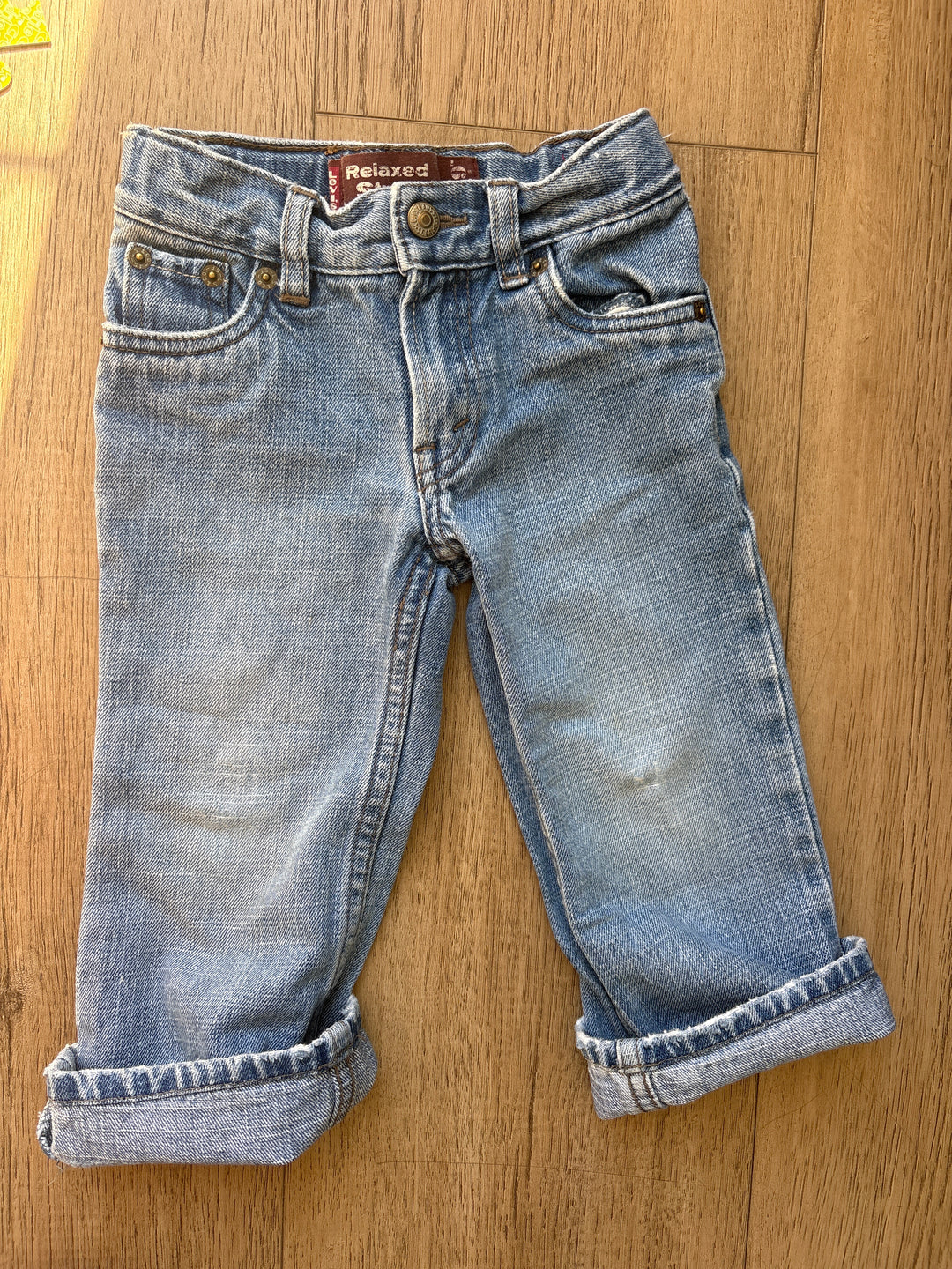 Relaxed straight light wash vintage Levi’s