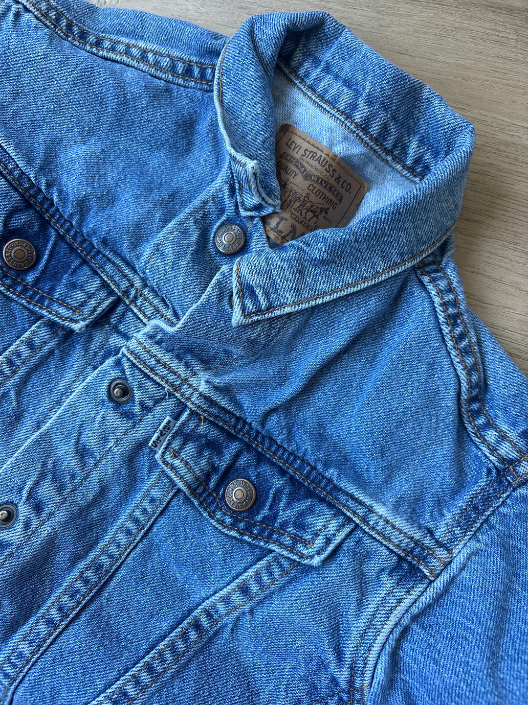 Vintage white tab Levi Jean jacket