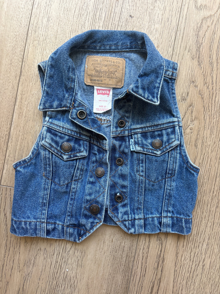 Vintage white tab Levi vest