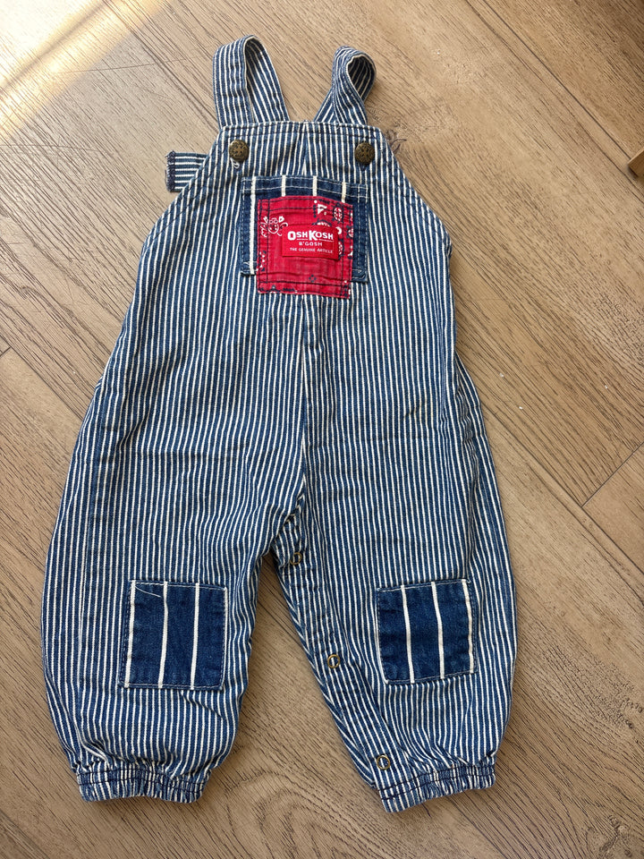 Bandana & Stripe Vintage Oshkosh Overalls