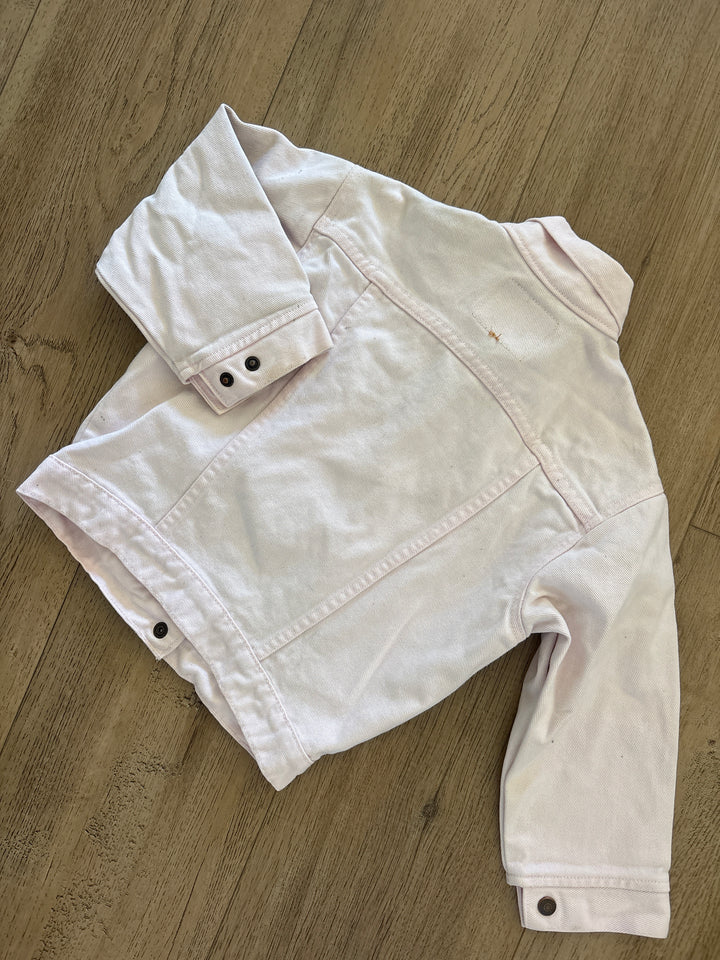 Pale pink vintage Levi jean jacket
