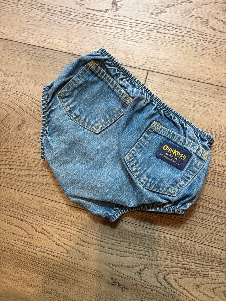 Button front vintage wrangler diaper cover