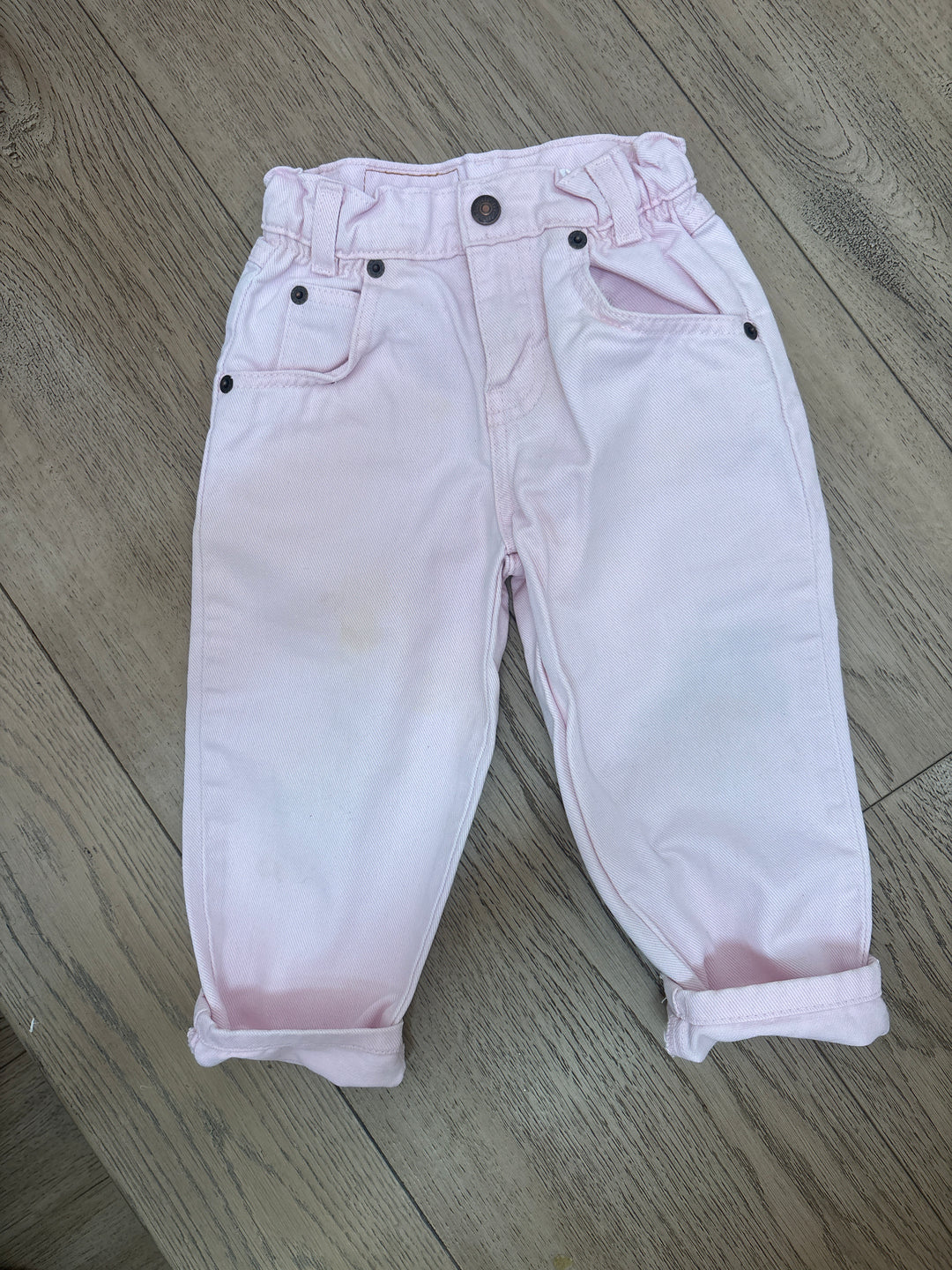 Vintage paperbag baby pink Levi’s
