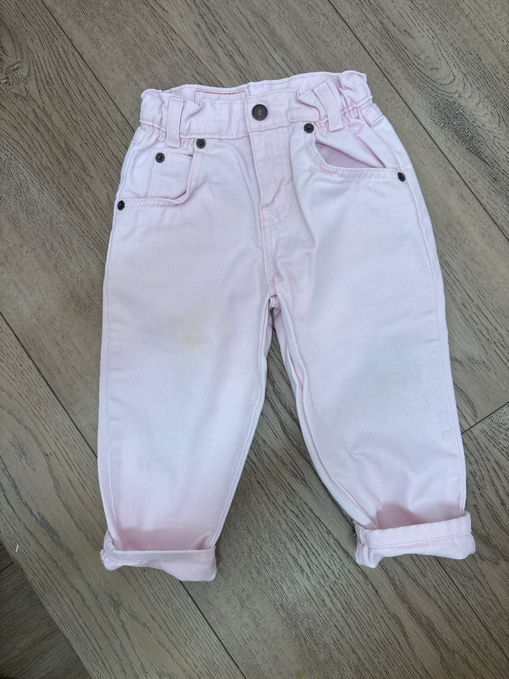 Vintage paperbag baby pink Levi’s