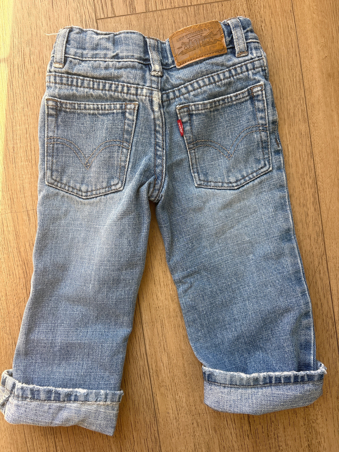 Relaxed straight light wash vintage Levi’s