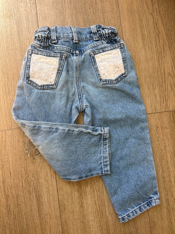 Patchwork detail vintage Levi’s