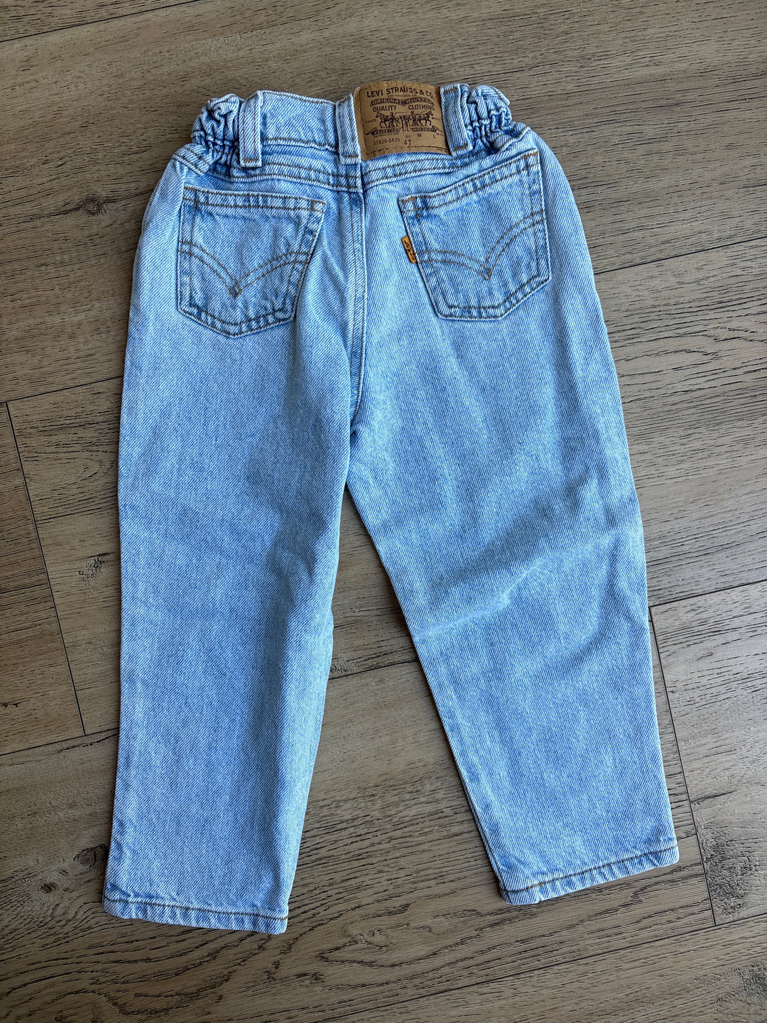 Slim paperbag vintage Levi jeans