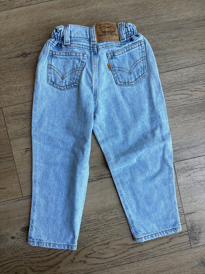 Slim paperbag vintage Levi jeans