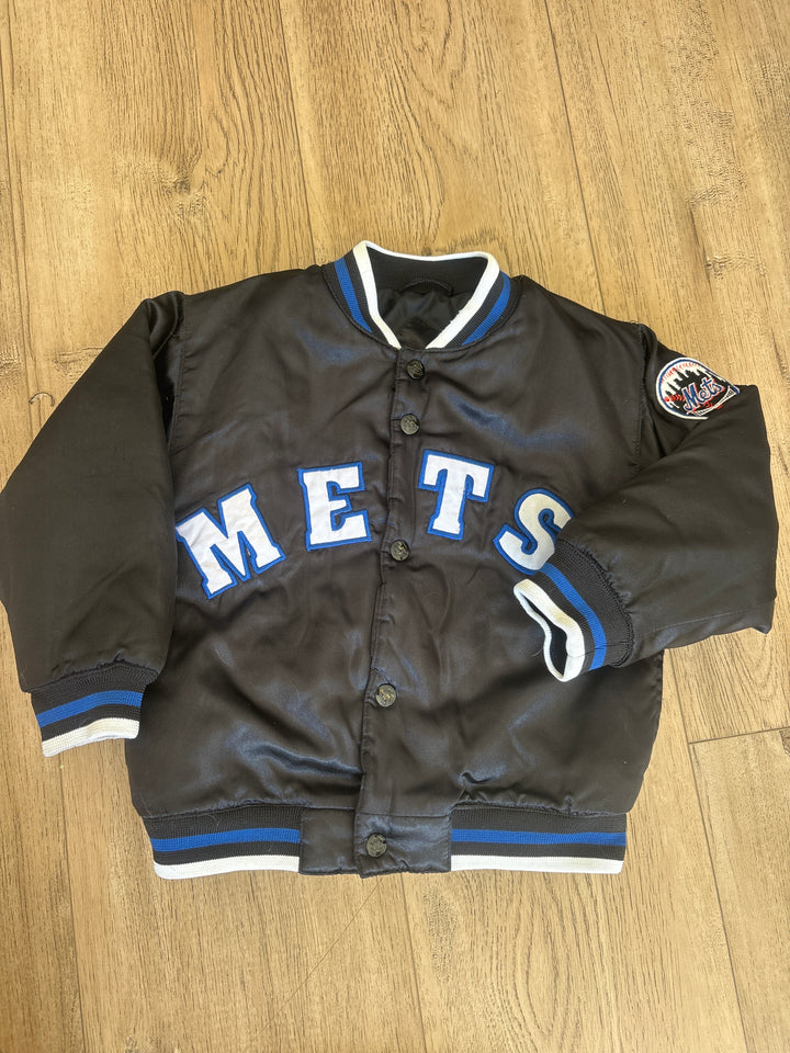 Vintage silky Mets bomber jacket