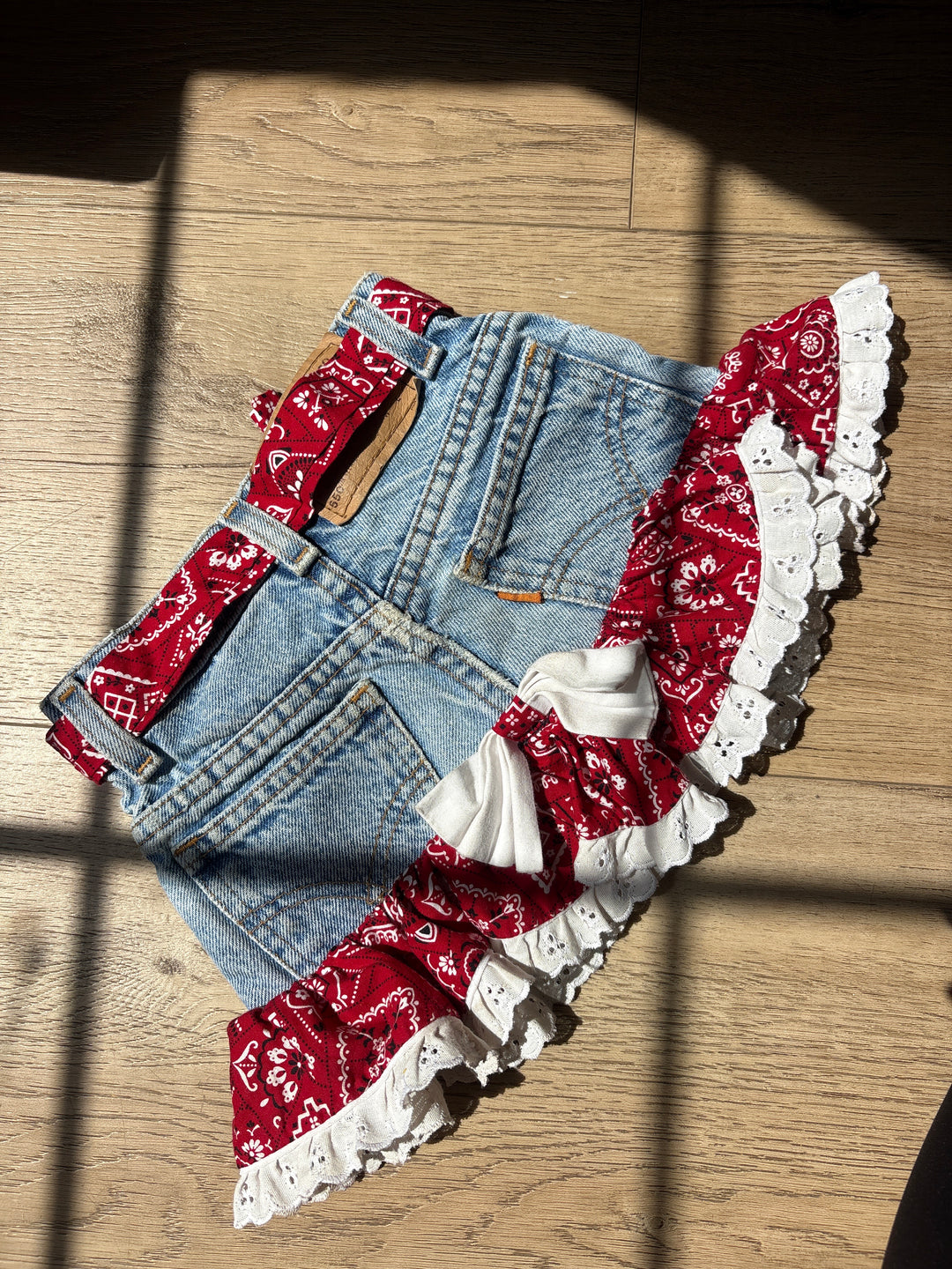 Vintage Levi Bandana skirt