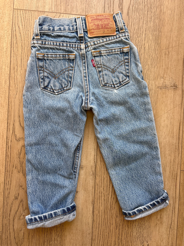 Light wash super slim vintage Levi’s