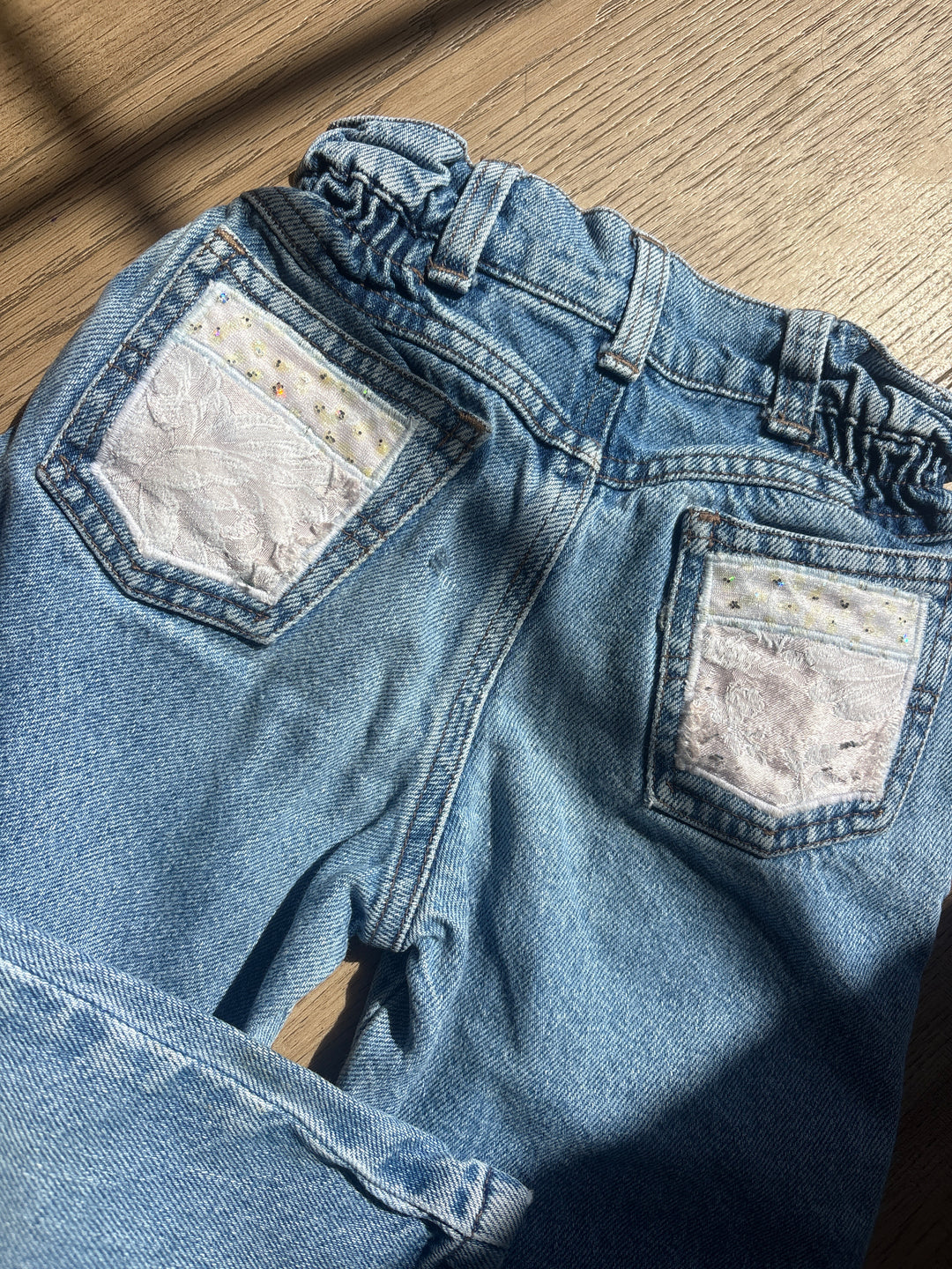 Patchwork detail vintage Levi’s