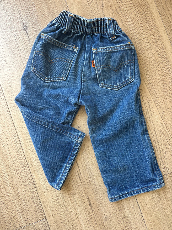 Elastic waist & orange tab Vintage Levi’s