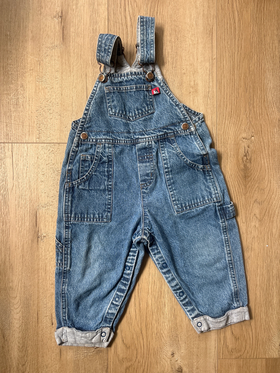Vintage cargo overalls