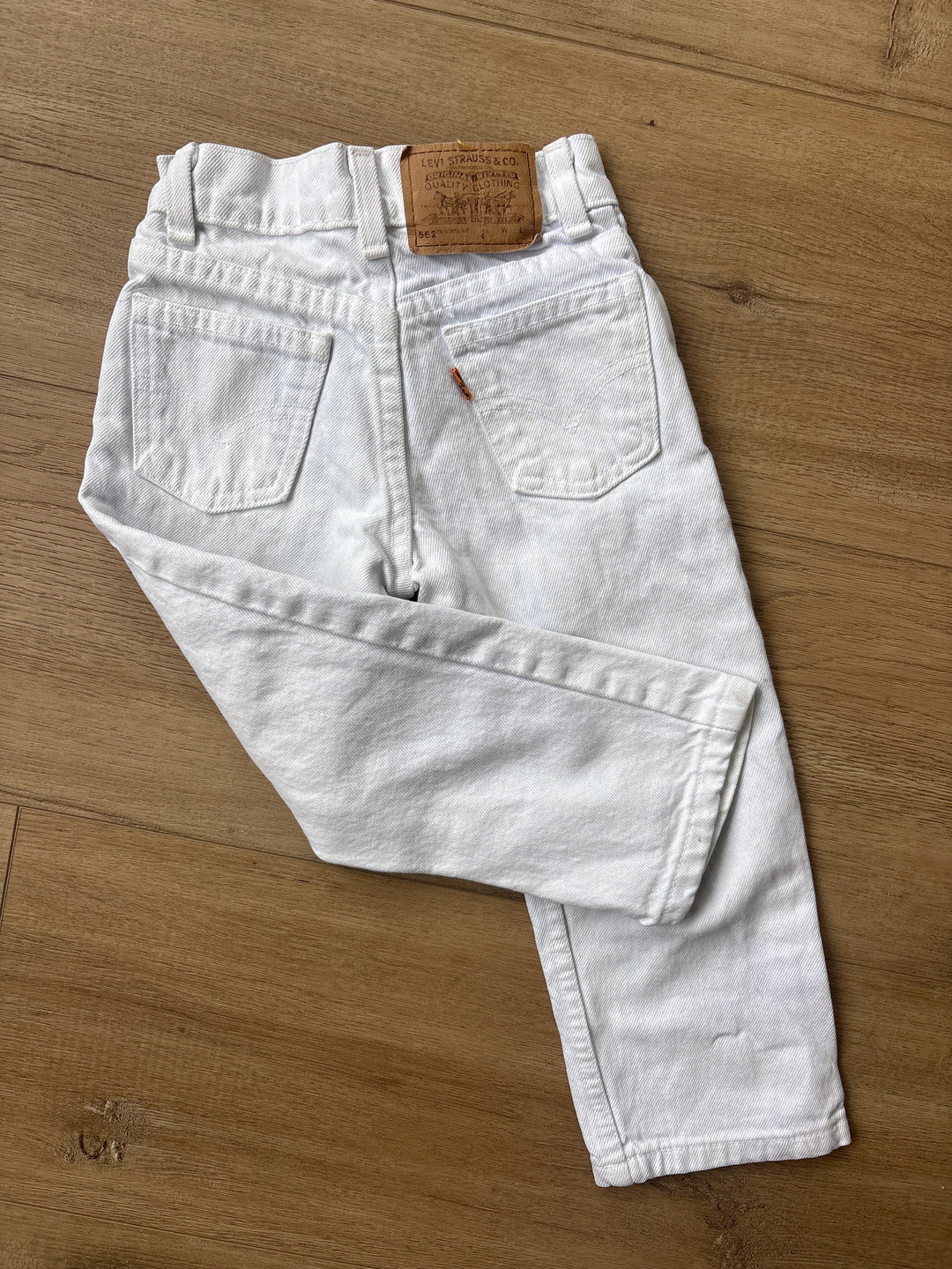 Vintage white Levi’s
