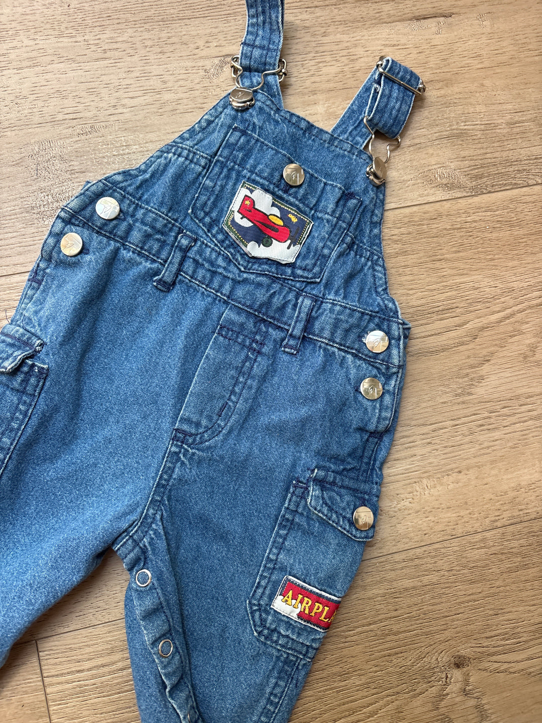 Vintage airplane overalls