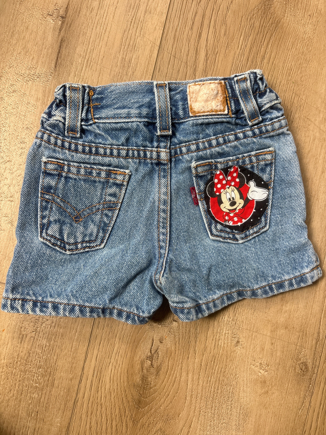 Vintage Levi patchwork Minnie Mouse shorts