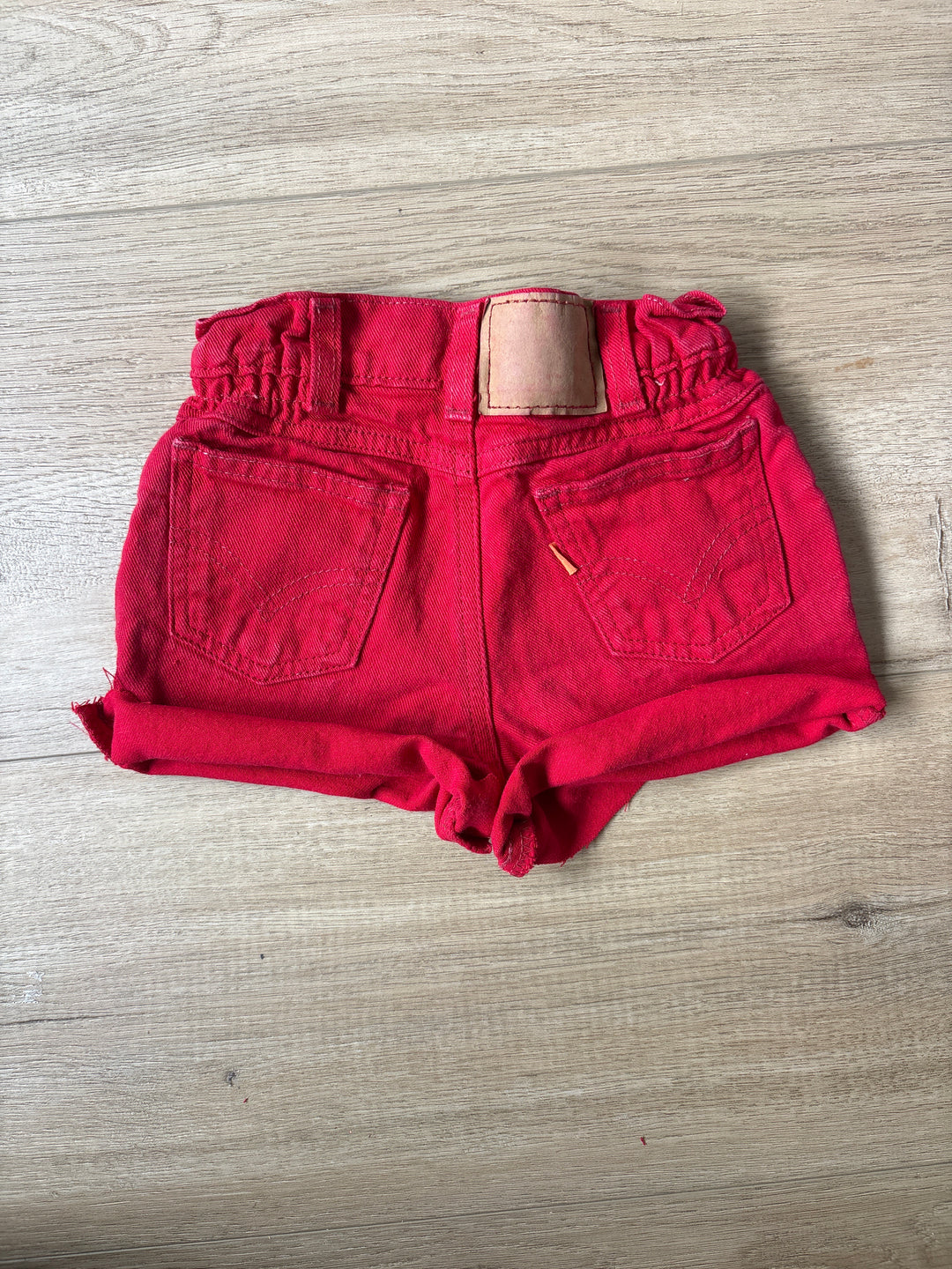 Vintage paperbag Levi jean shorts