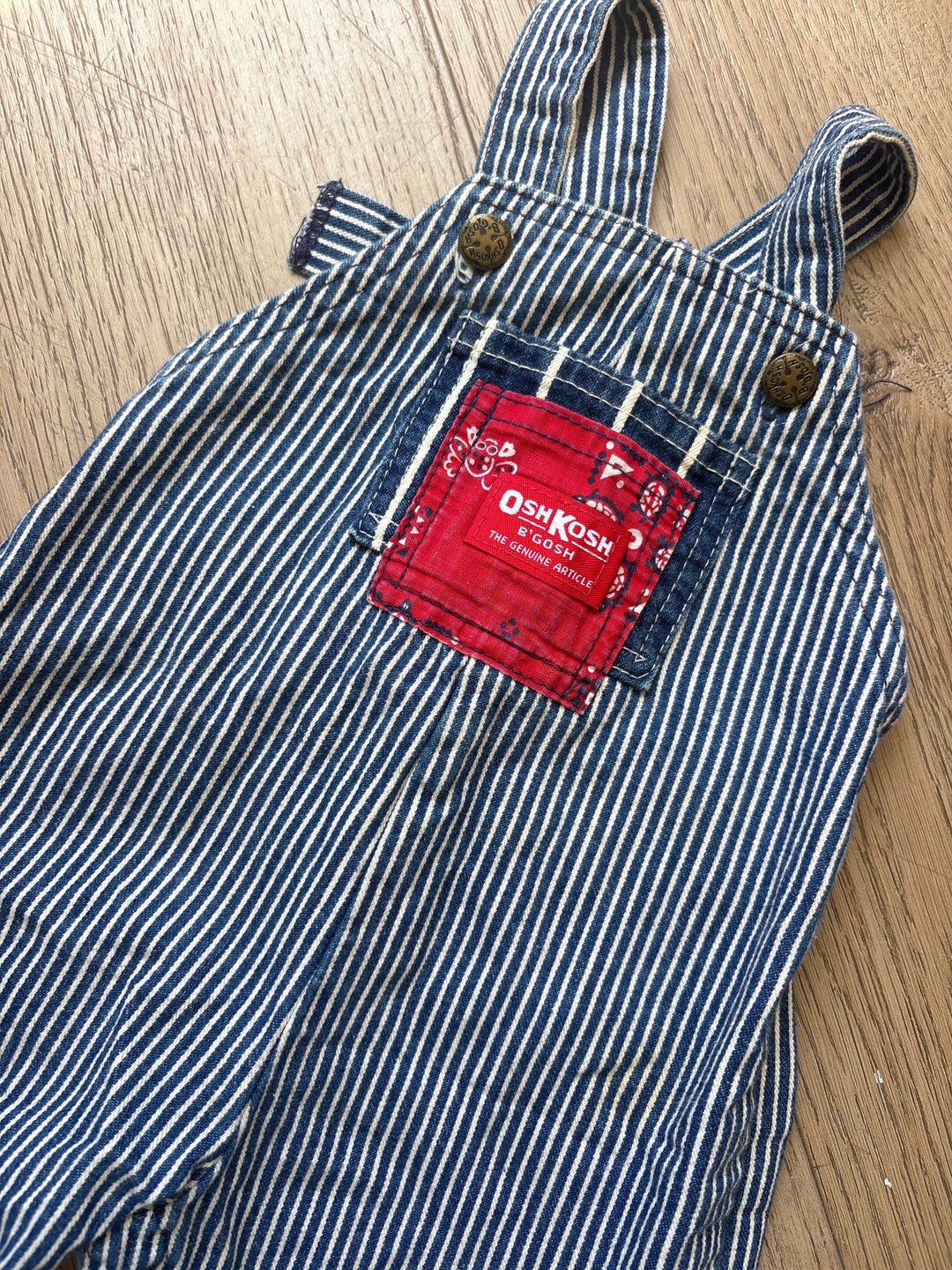 Bandana & Stripe Vintage Oshkosh Overalls