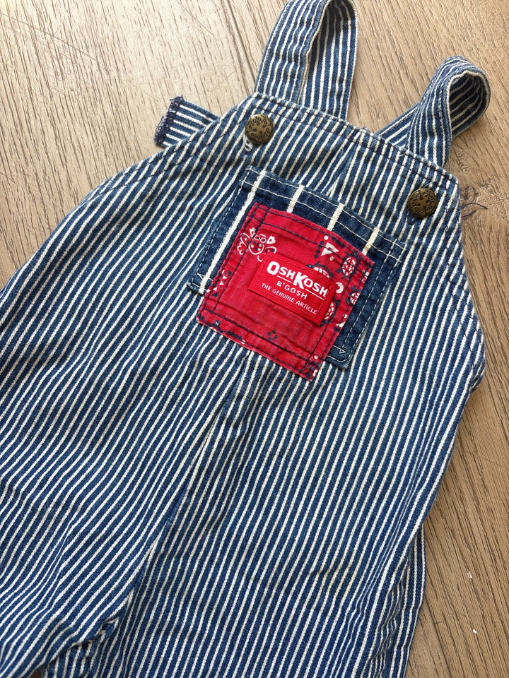 Bandana & Stripe Vintage Oshkosh Overalls