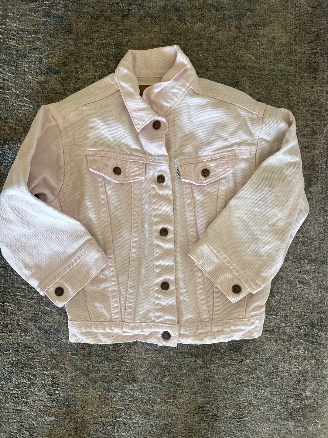 Pale pink vintage Levi jean jacket