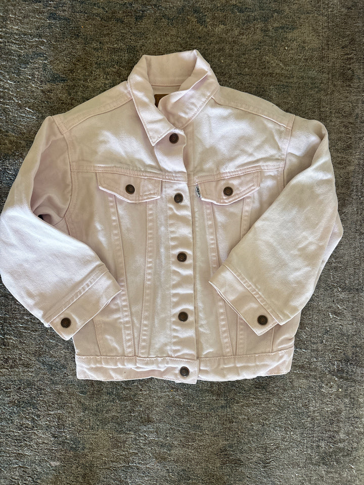 Pale pink vintage Levi jean jacket