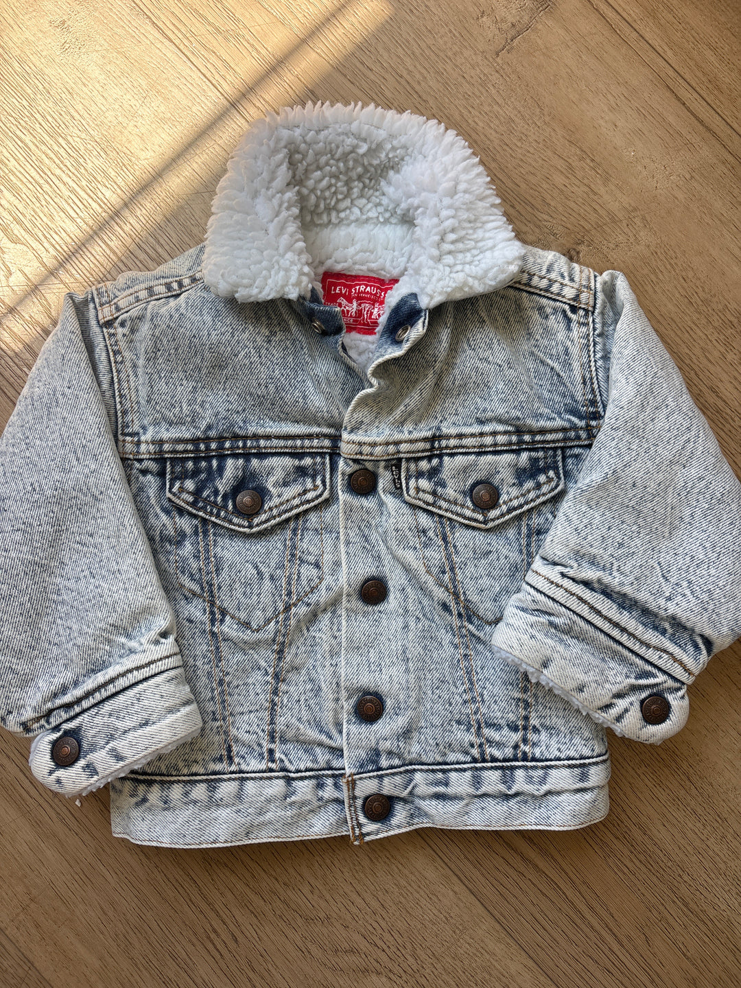 Vintage red tag Sherpa Levi jacket