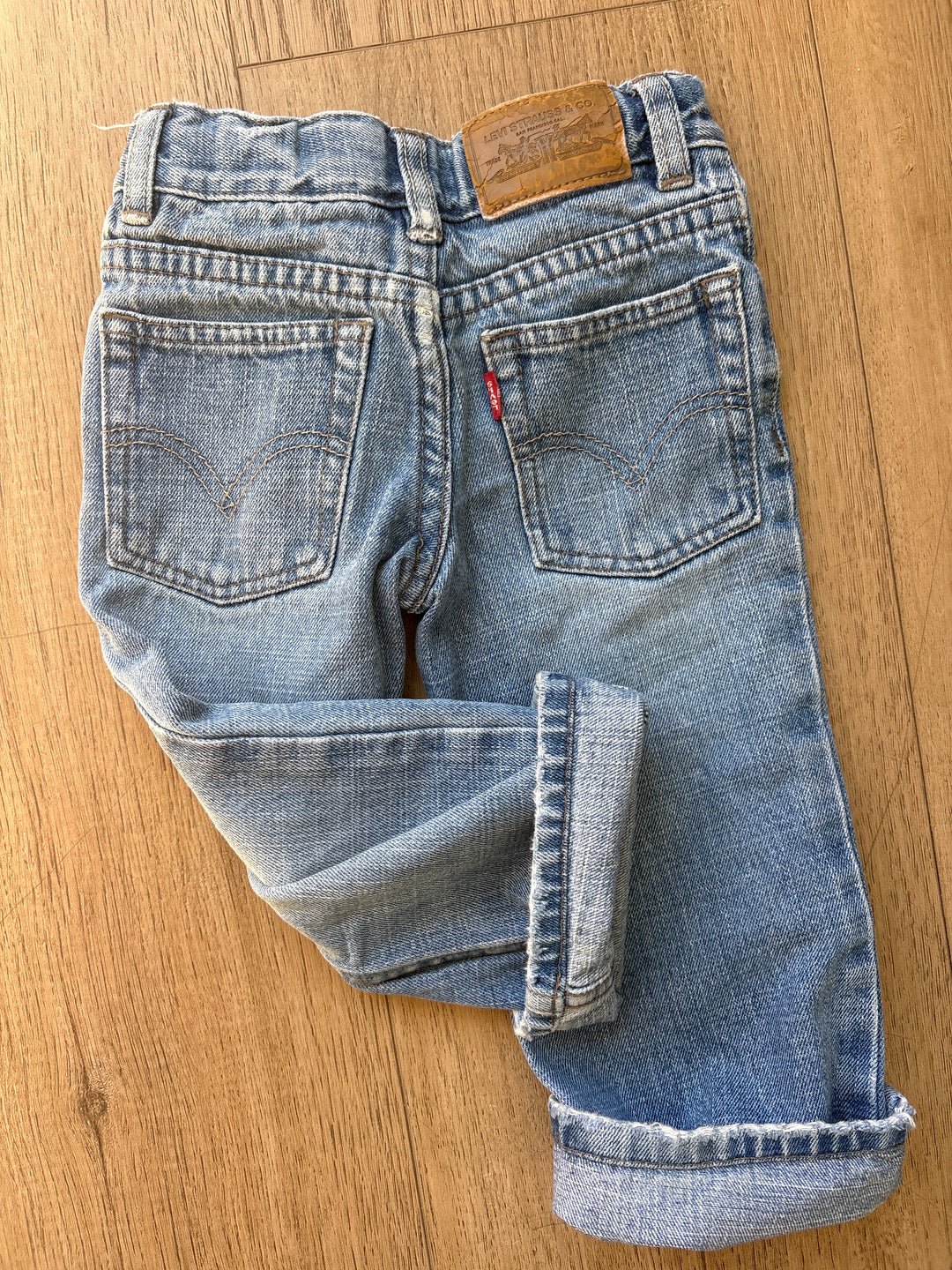 Relaxed straight light wash vintage Levi’s