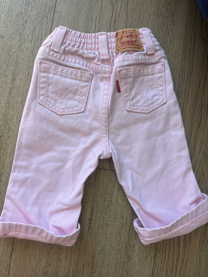 Teeny tiny vintage baby pink Levi’s