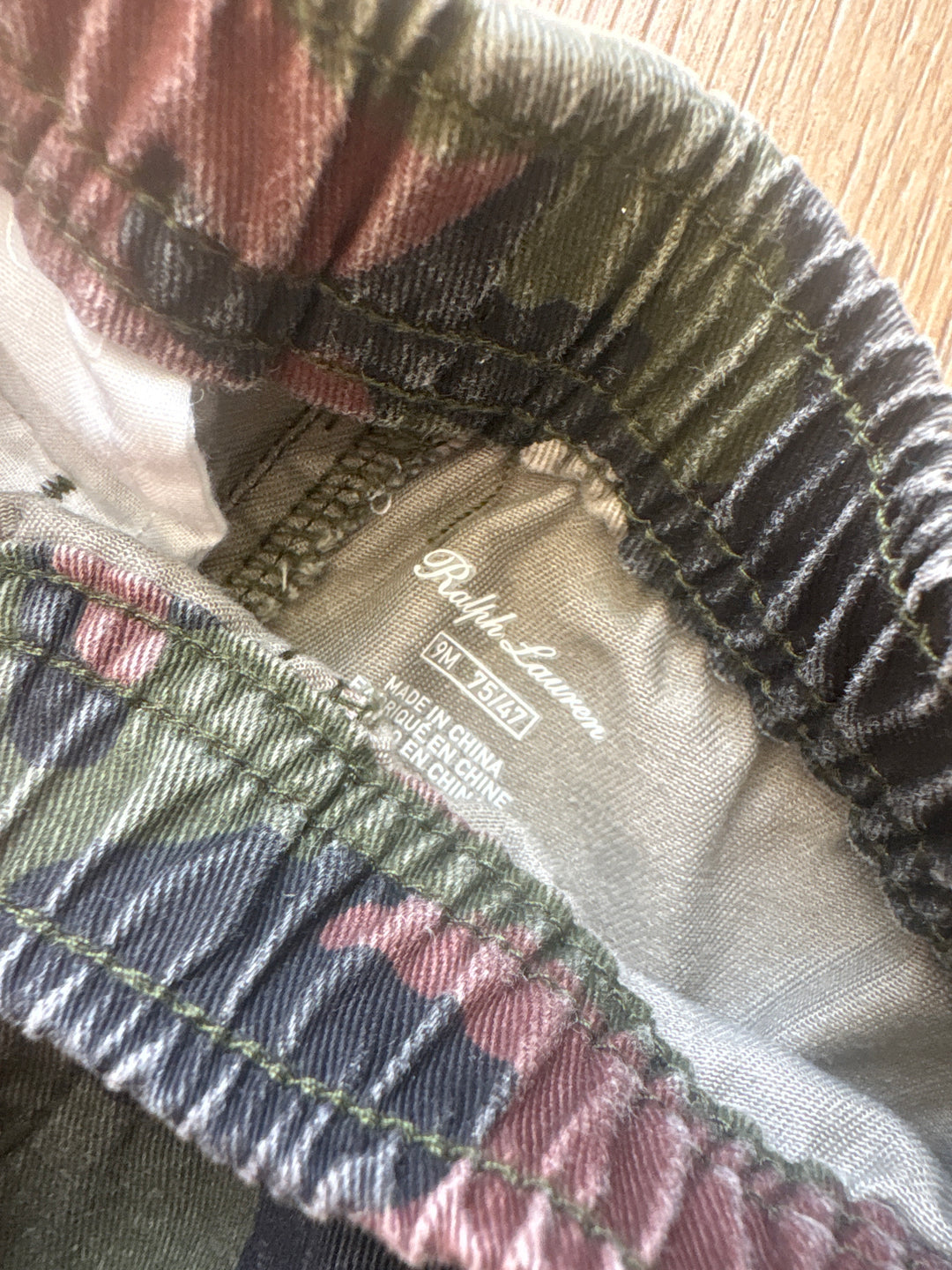 Camo & plaid vintage Ralph Lauren joggers