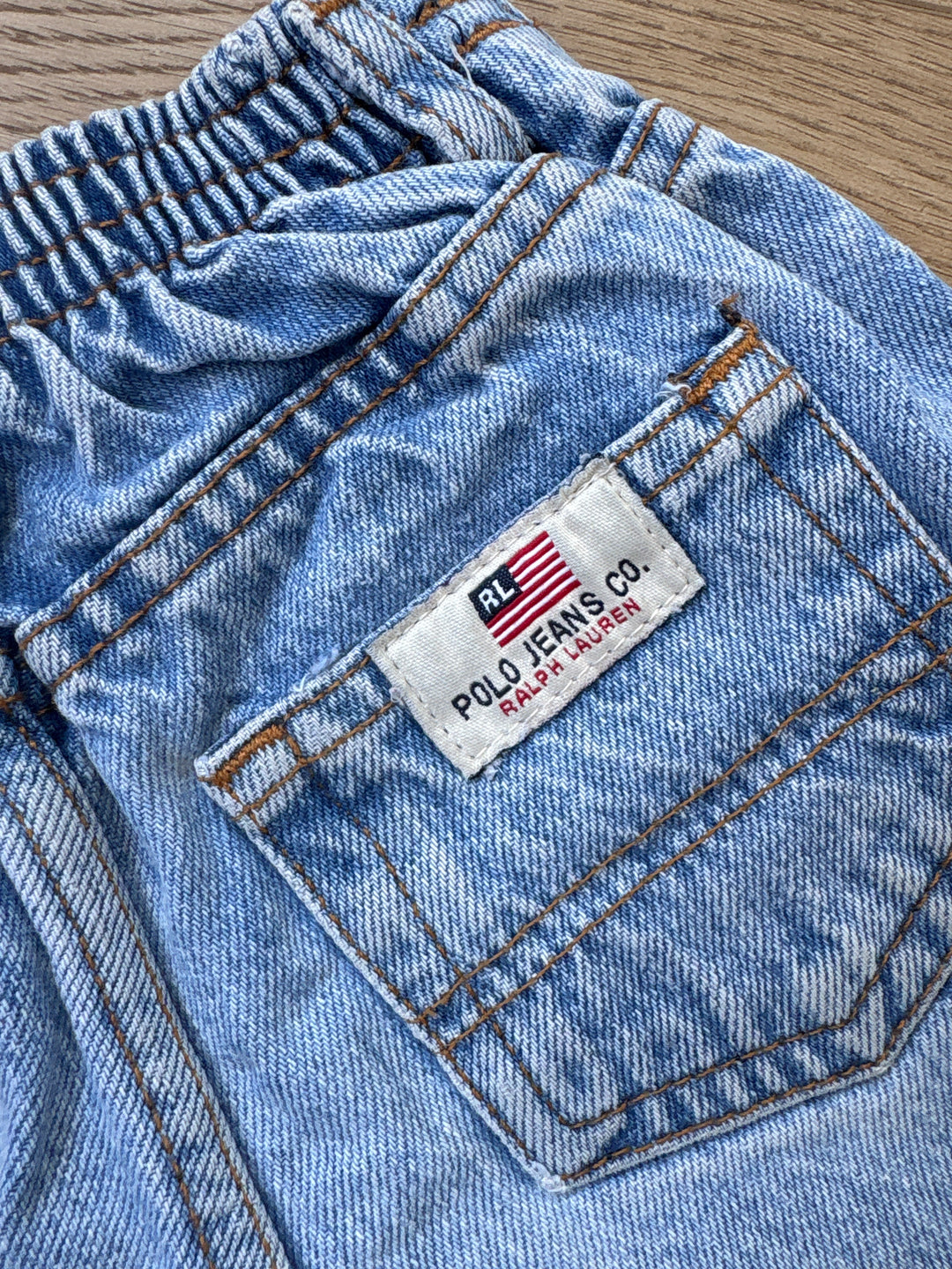 Vintage Ralph Lauren cut off Jean shorts
