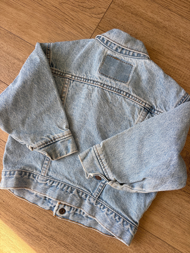 Light wash orange tab vintage Levi jean jacket