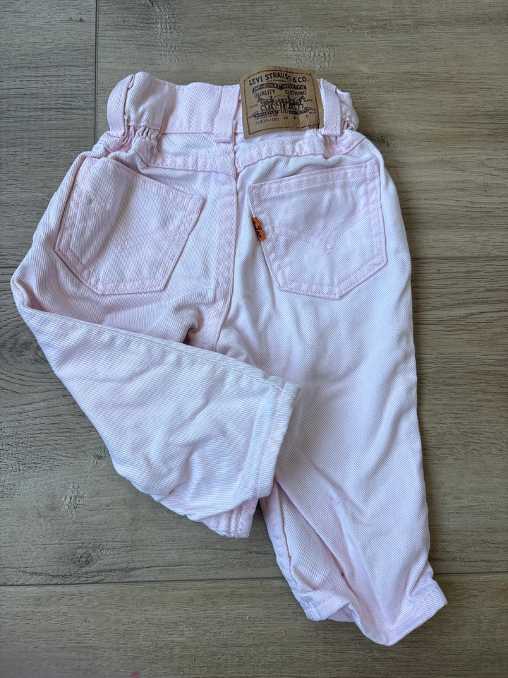 Paperbag baby pink vintage Levi’s